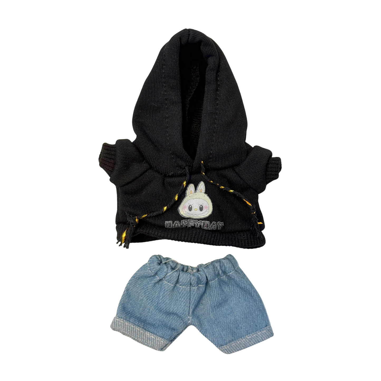 2Pcs Labubu Hoodie Outfit