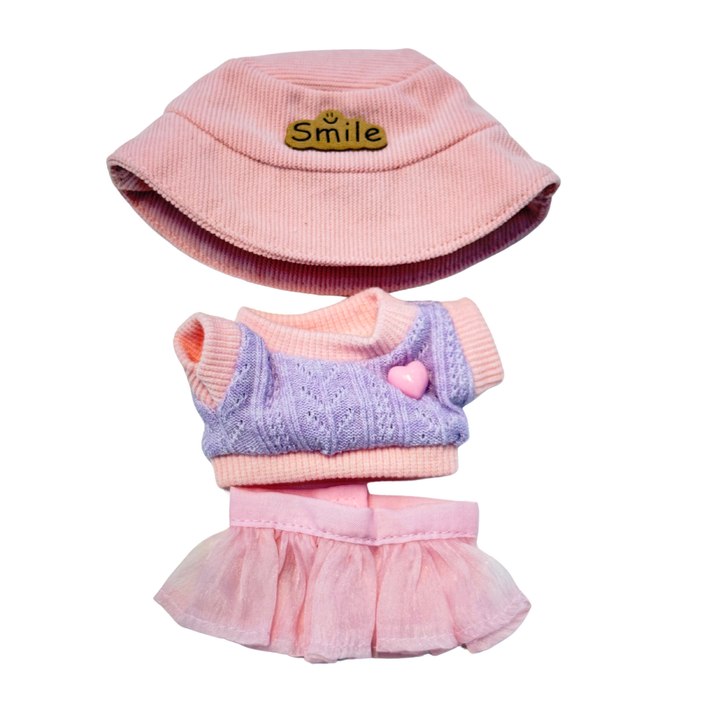 3Pcs Pink Skirt Outfit