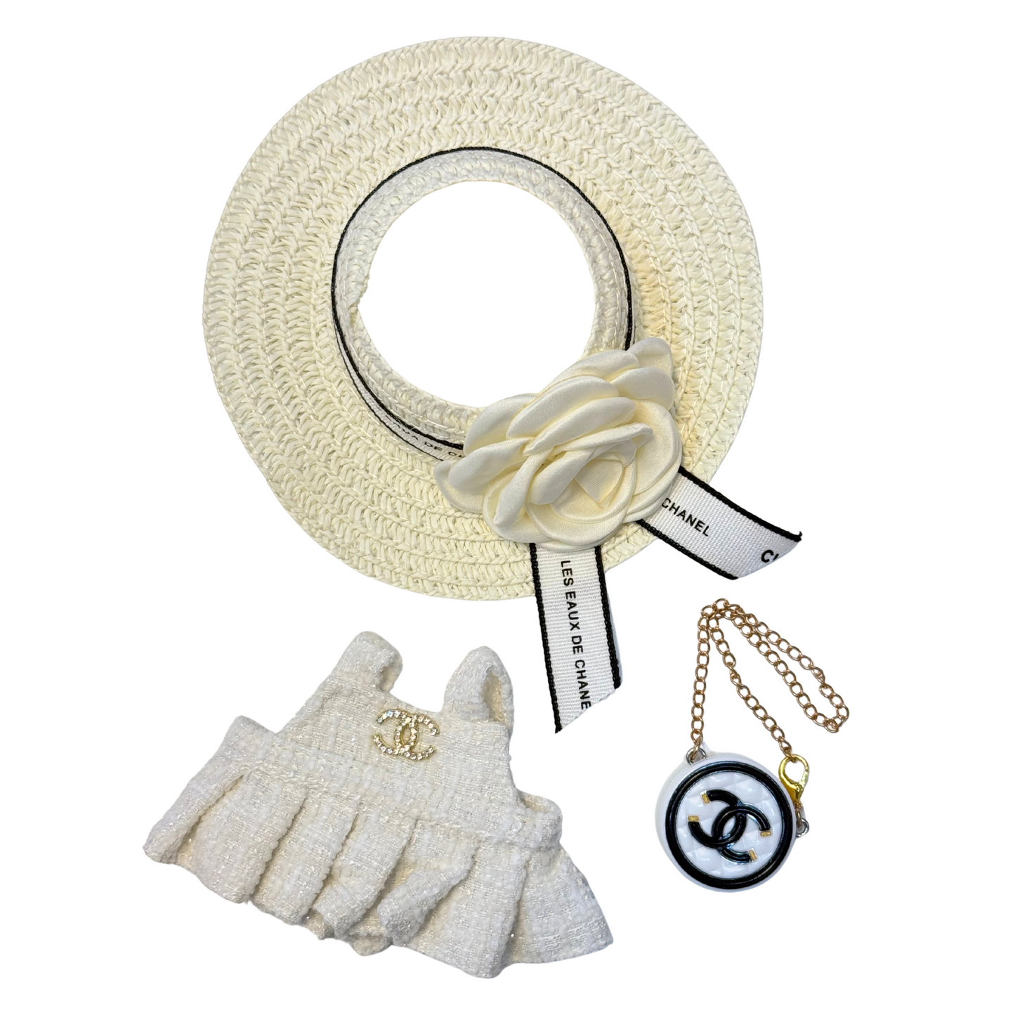 Luxury CC Pleated Dress Outfit