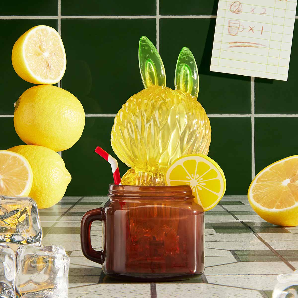Labubu Lemon Tea Figure
