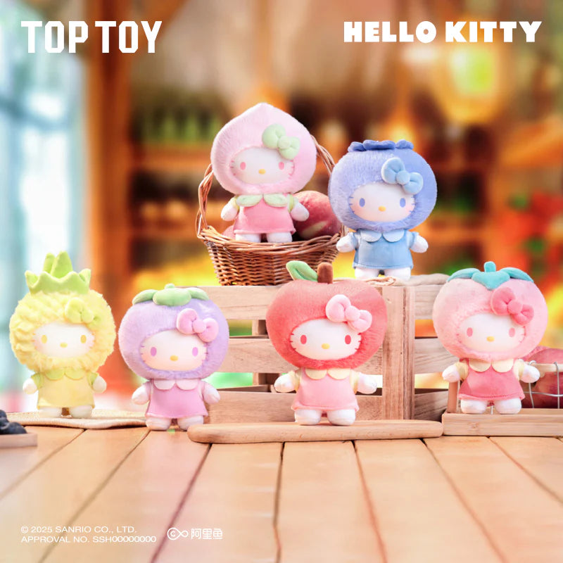 Hello Kitty Fruity Paradise Vinyl Plush Keychain Gift Blind Box