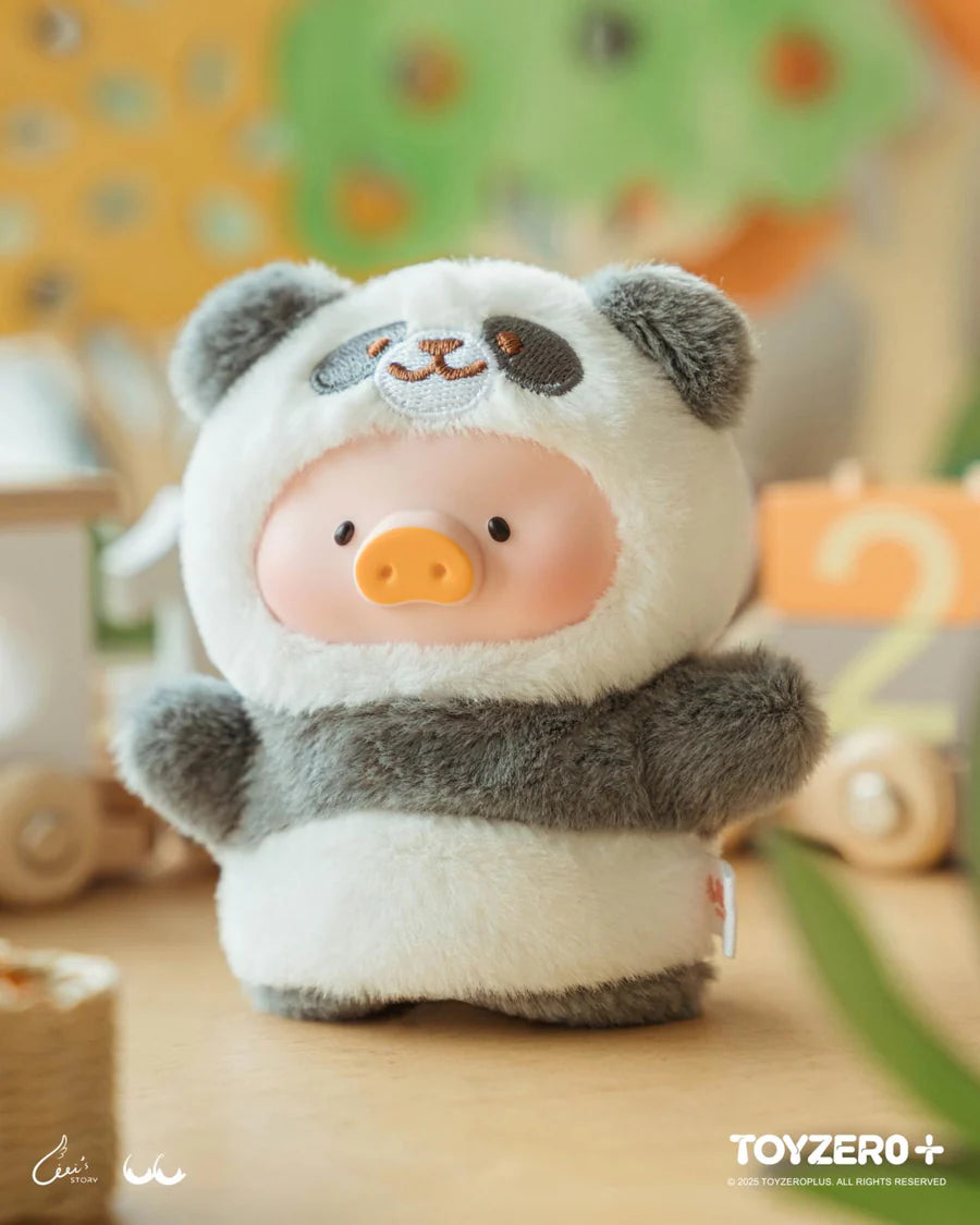 LuLu the Piggy Animal Party - Puppet Show PVC Face Plush Keychain