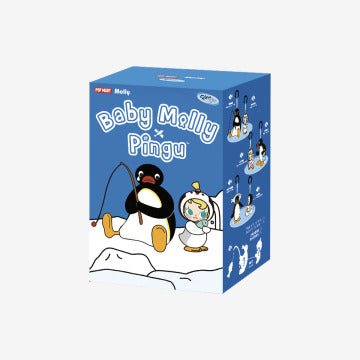 Baby Molly × Pingu Happy Fishing Series-Vinyl Plush Pendant Blind Box - Pop Mart - Bag Charm