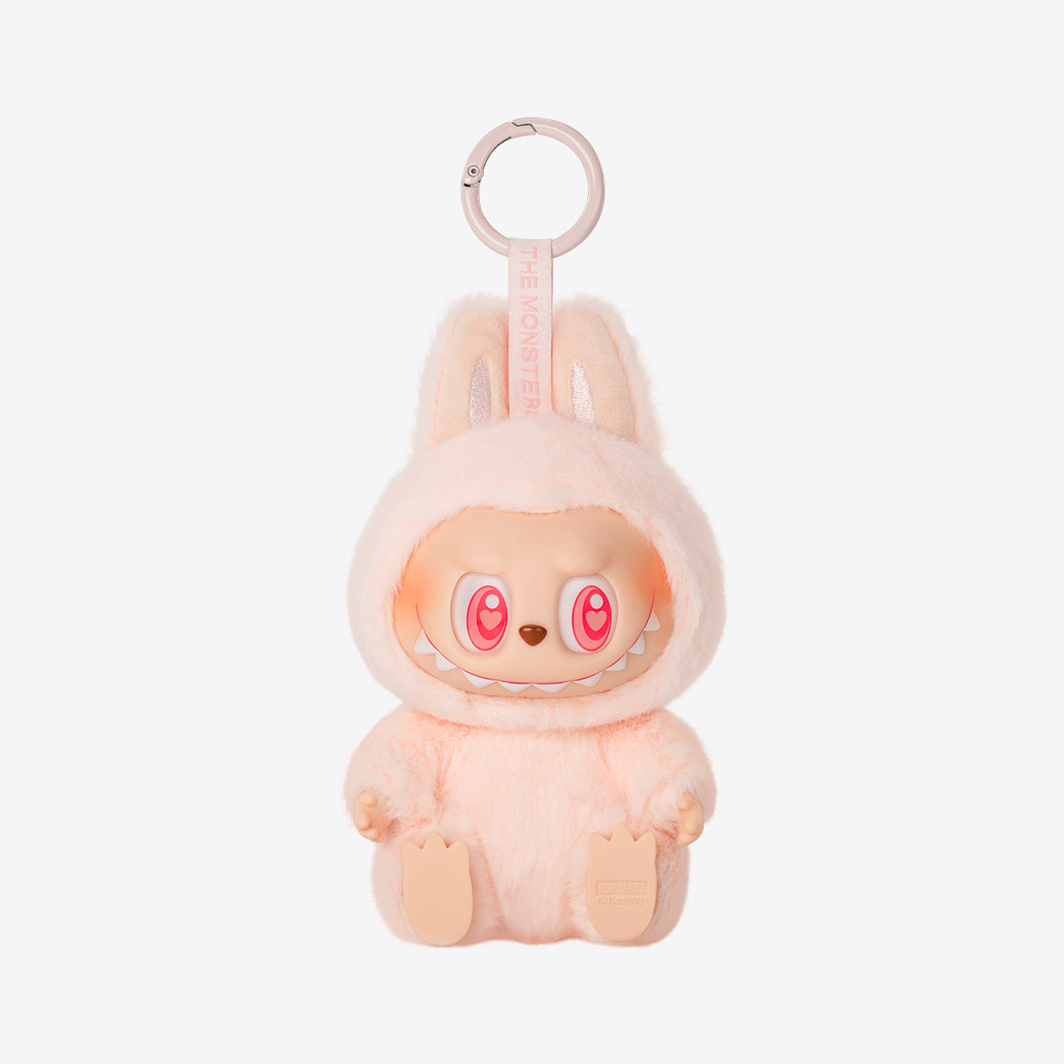 THE MONSTERS - Have a Seat Vinyl Plush Blind Box - DADA - Pink - Labubu - Pop Mart - Bag Charm - Pink Heart Eyes