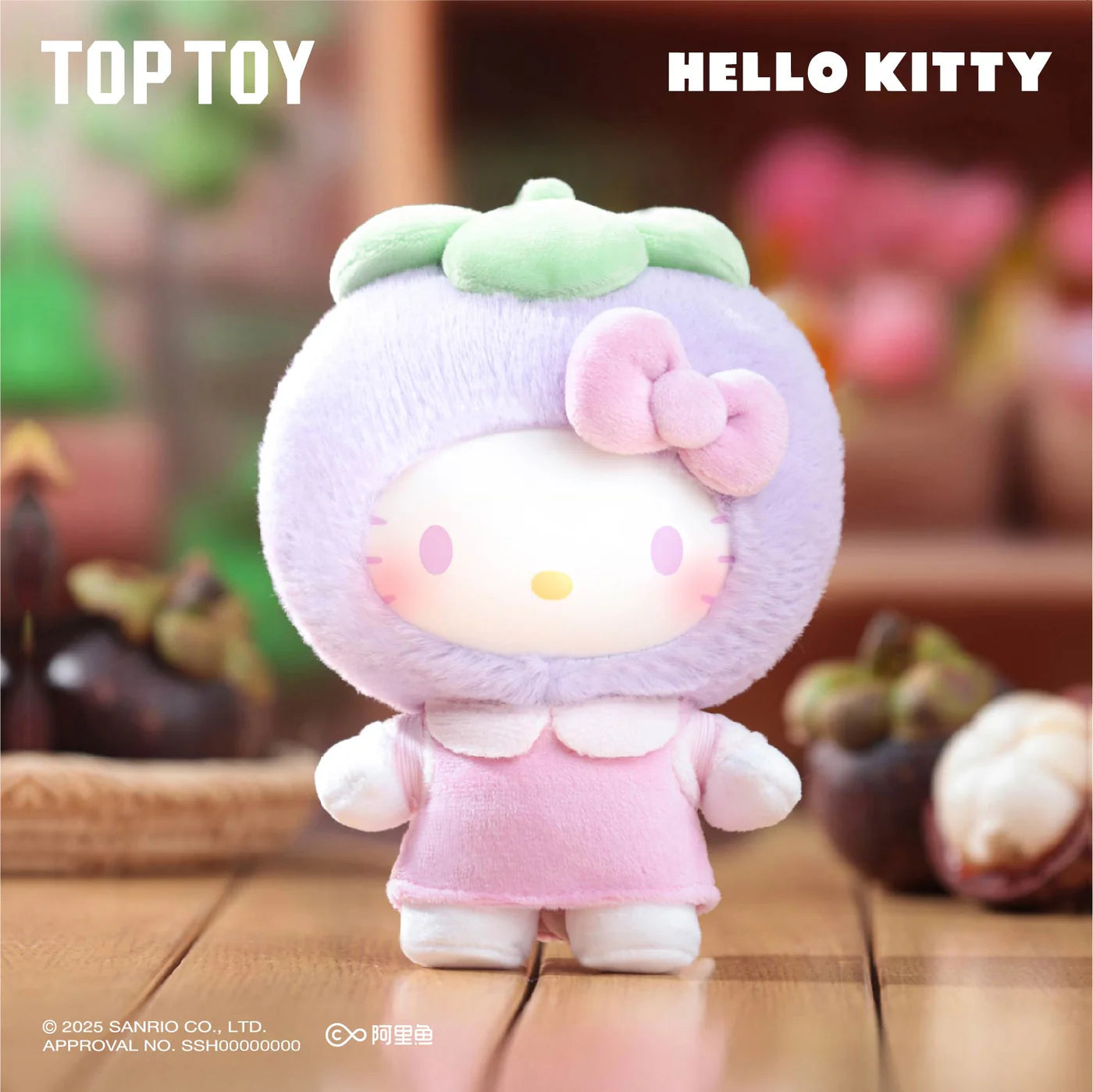 Hello Kitty Fruity Paradise Vinyl Plush Keychain Gift Blind Box