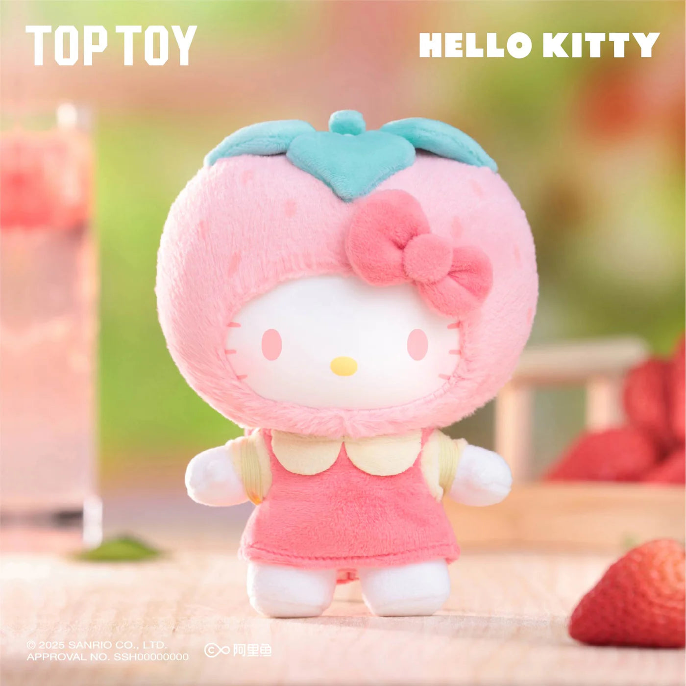 Hello Kitty Fruity Paradise Vinyl Plush Keychain Gift Blind Box