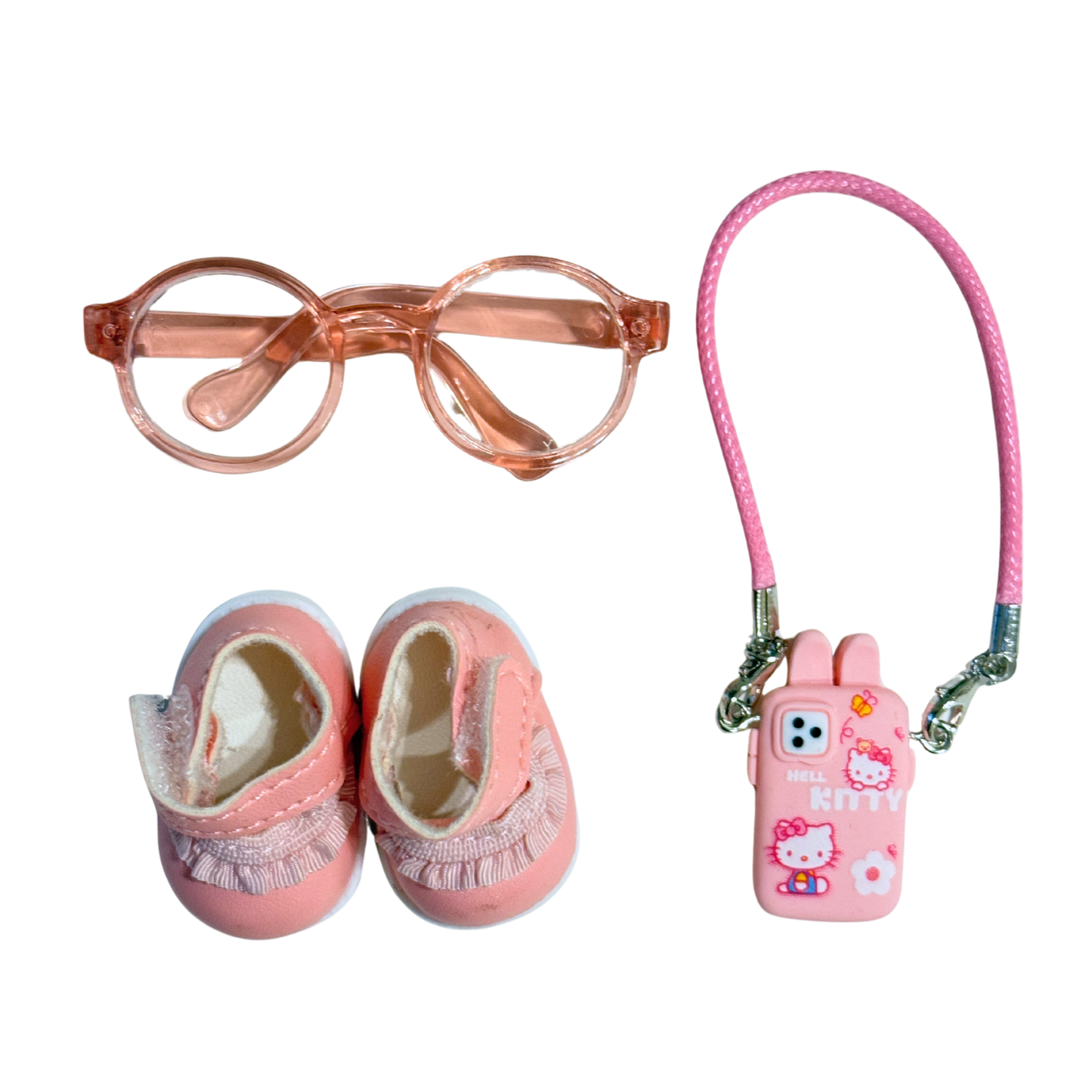 3Pcs Pink Accessories Set