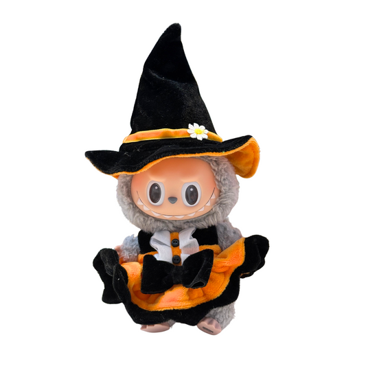 2Pcs Halloween Ruffle Dress