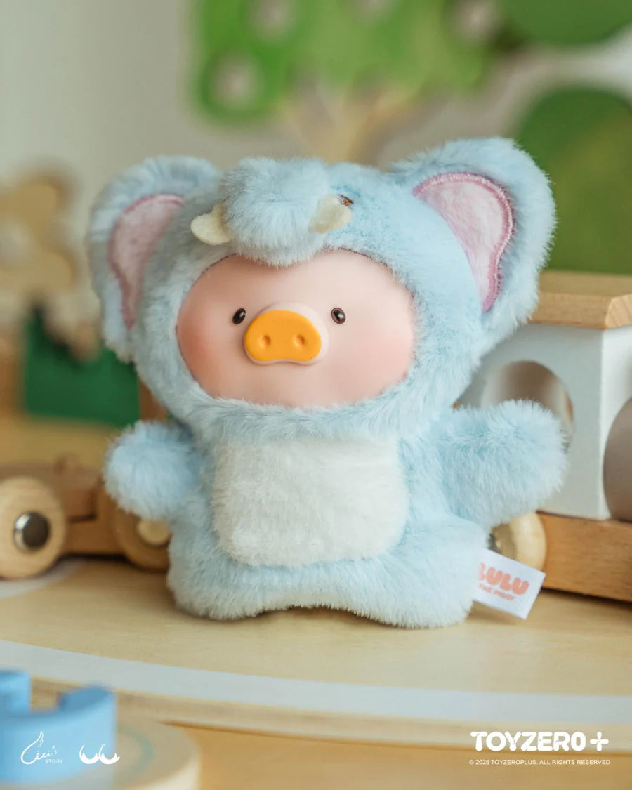 LuLu the Piggy Animal Party - Puppet Show PVC Face Plush Keychain