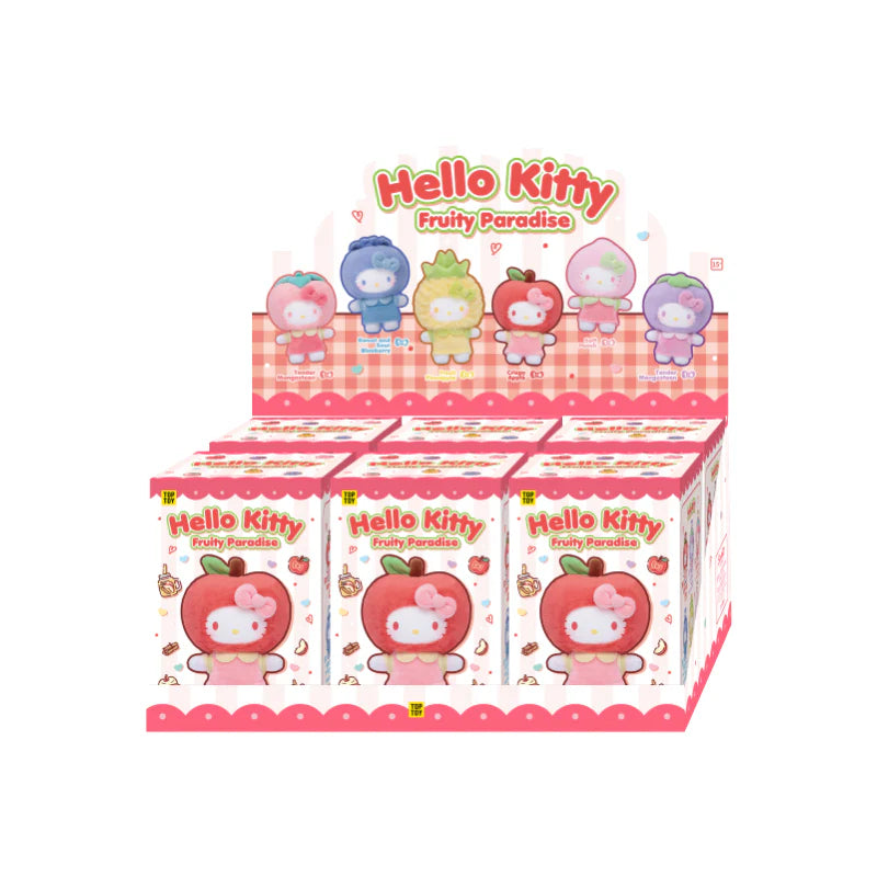 Hello Kitty Fruity Paradise Vinyl Plush Keychain Gift Blind Box