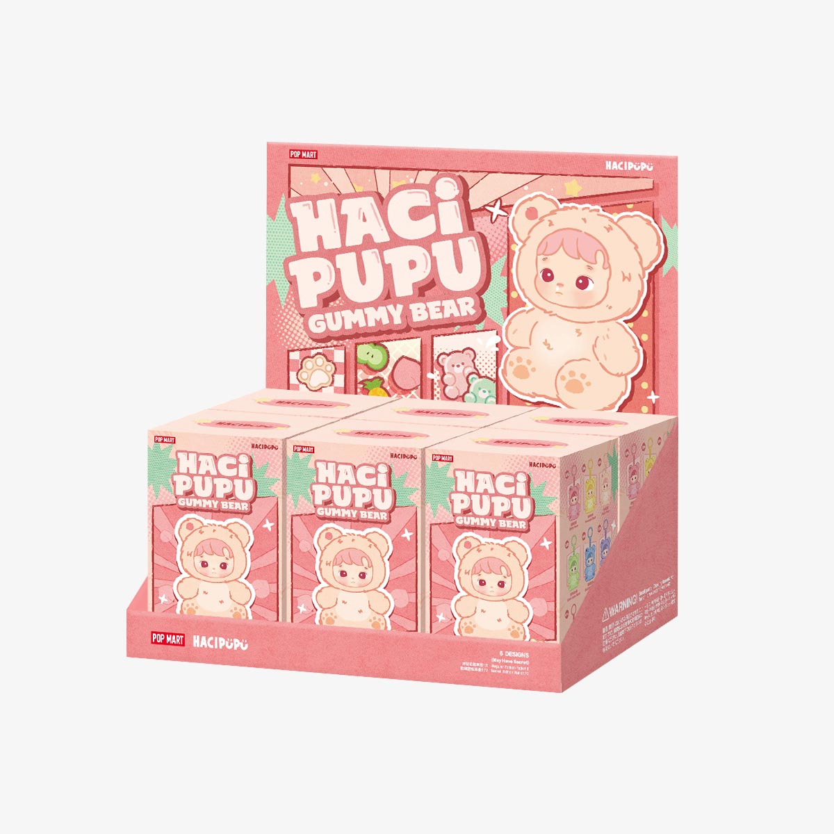 Preorder: HACIPUPU Gummy Bear Series-Vinyl Plush Pendant Blind Box