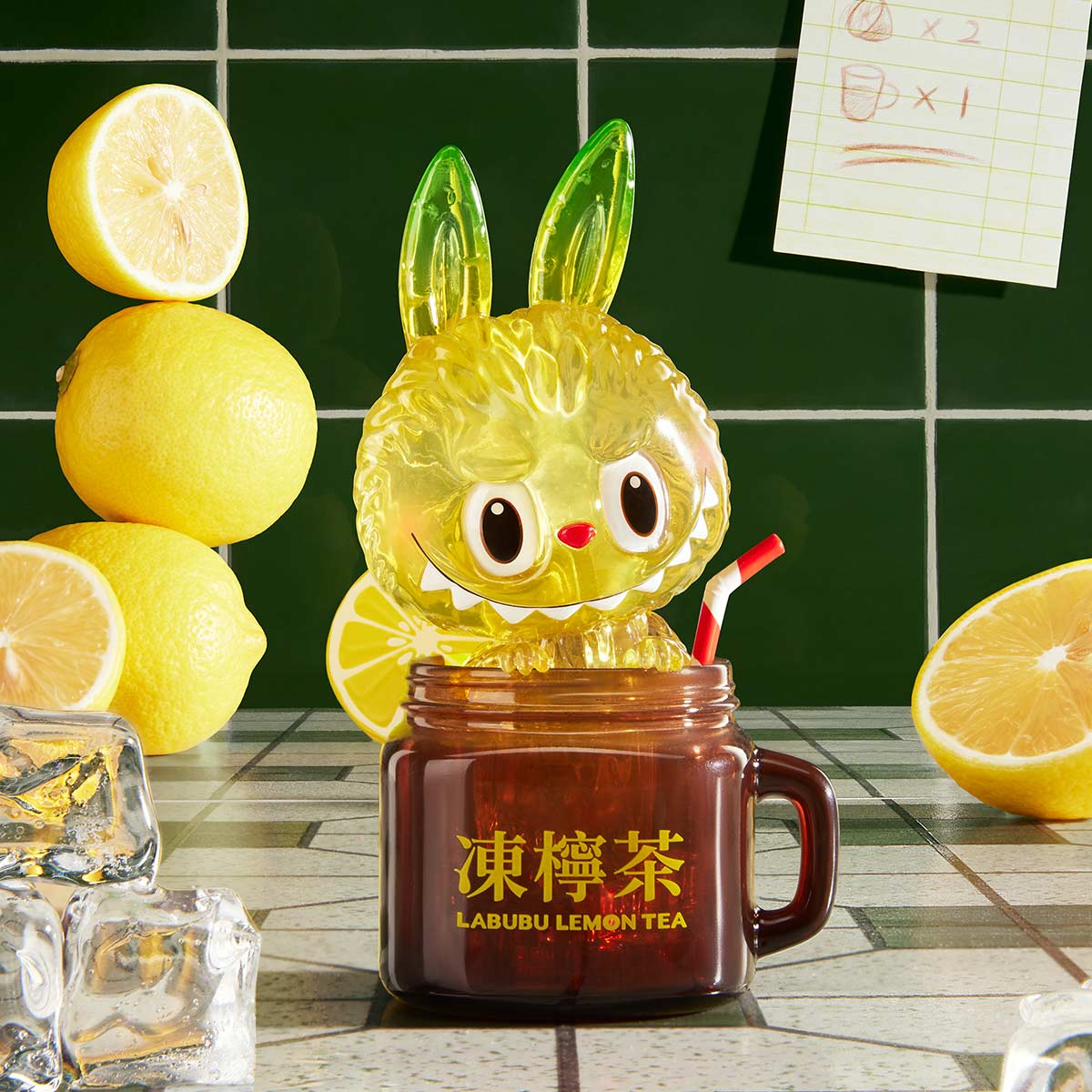 Labubu Lemon Tea Figure