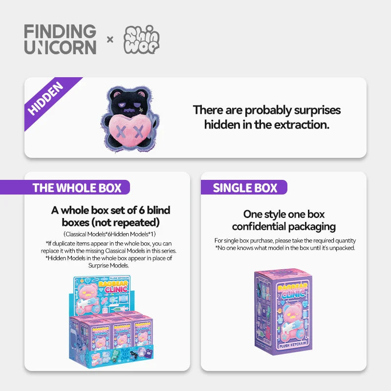 ShinWoo Ragbear Clinic Series Plush Blind Box
