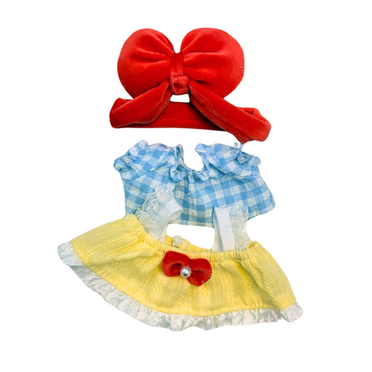 3Pcs Snow White Outfit