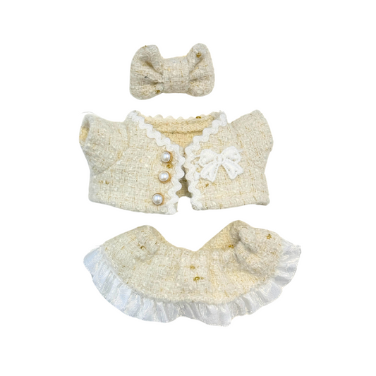 3Pcs Tweed Set Outfit