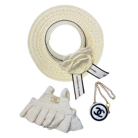 Luxury CC Pleated Dress Outfit