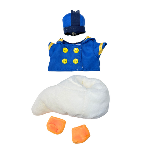 4Pcs Donald Duck Outfit