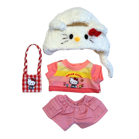 4Pcs Hello Kitty Outfit