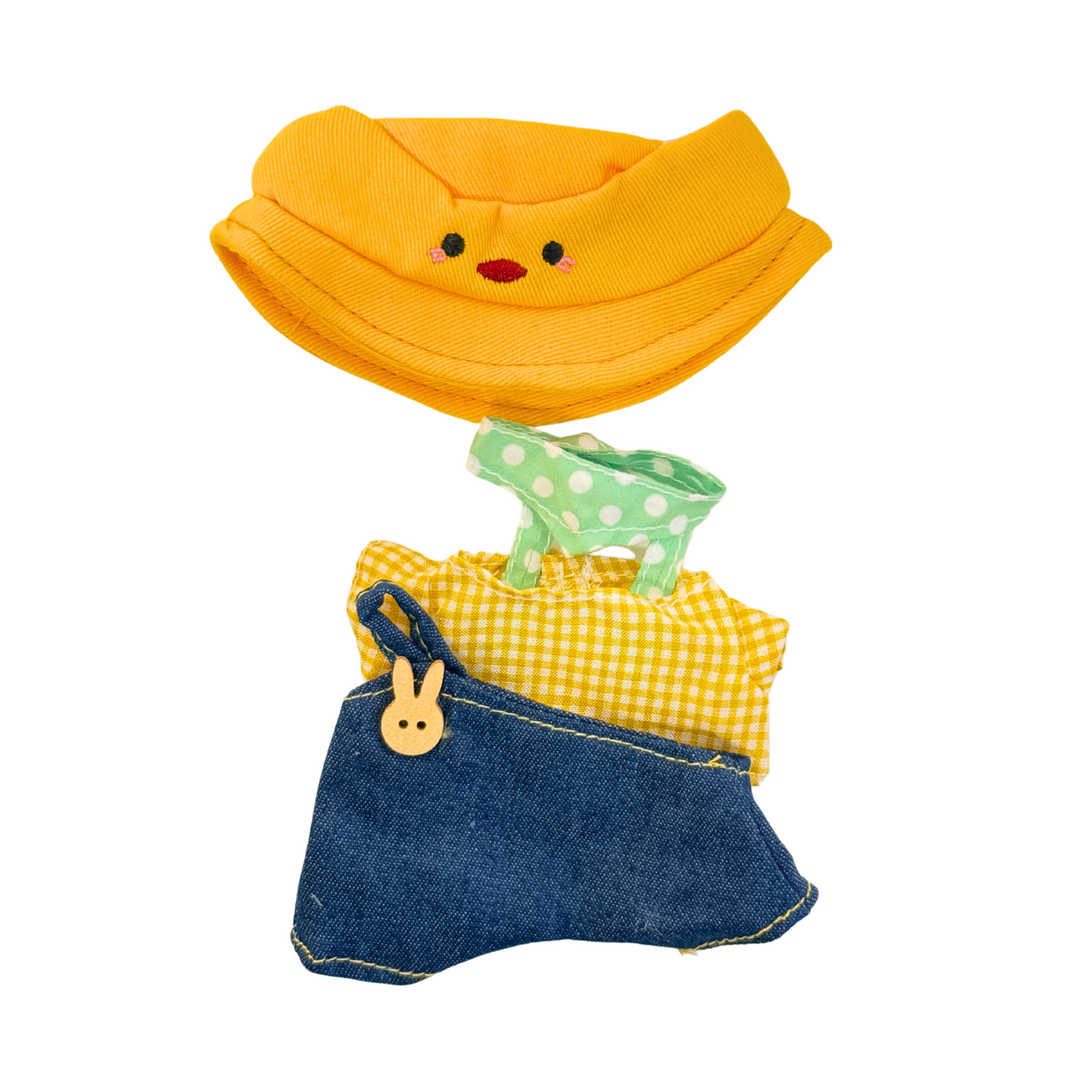 4Pcs Yellow Duckie Denim Outfit
