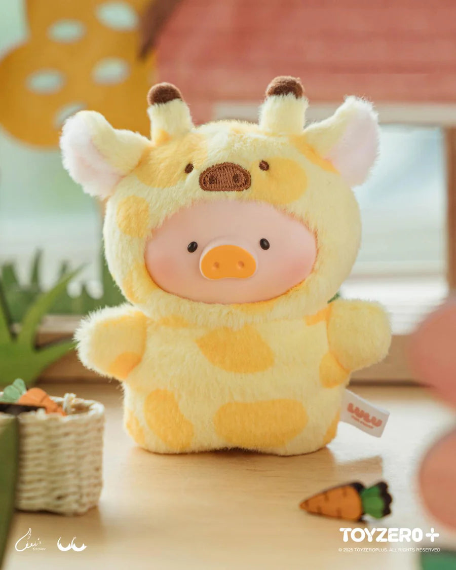 LuLu the Piggy Animal Party - Puppet Show PVC Face Plush Keychain