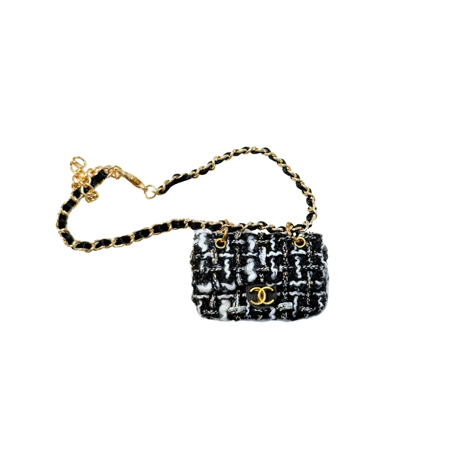 Luxury CC Classic Tweed Handbag