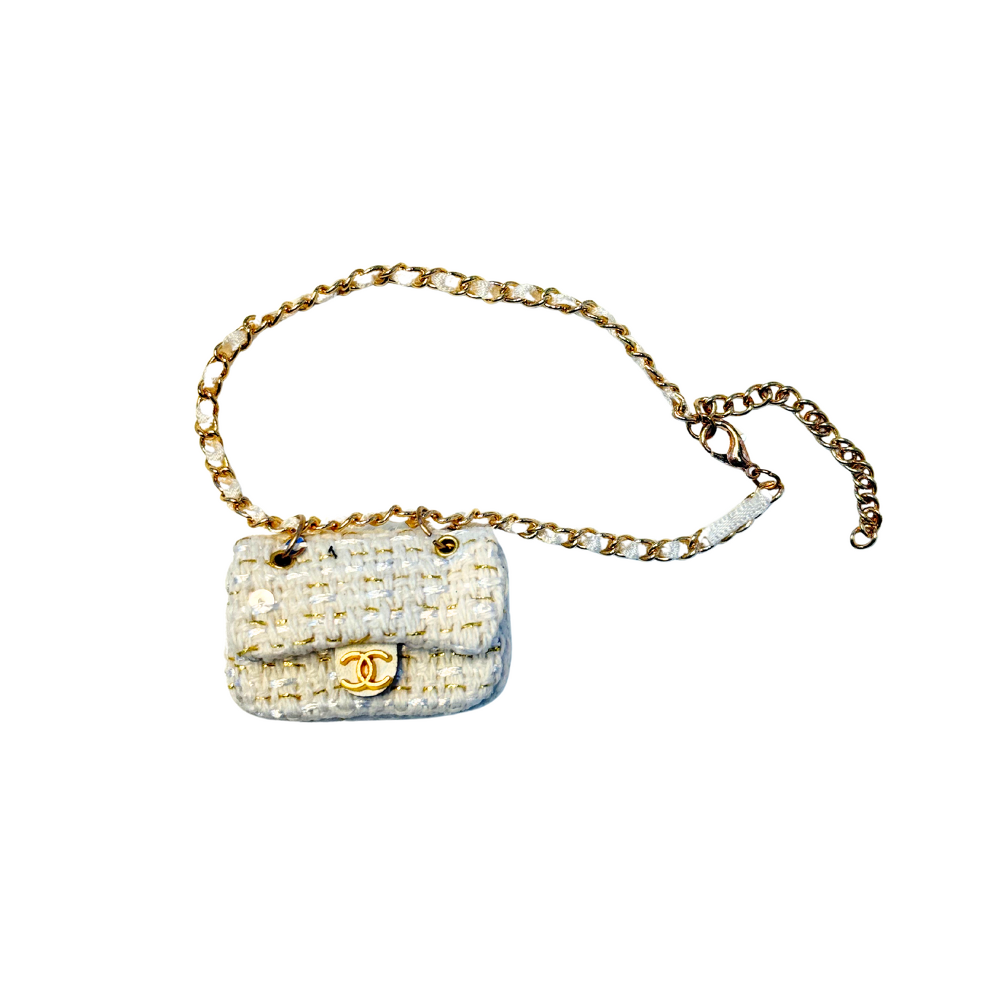 Luxury CC Classic Tweed Handbag