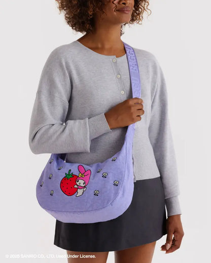 Hello Kitty and Friends Medium Nylon Crescent Bag
