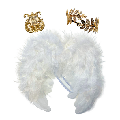 3Pcs Greek Harp Angel Outfit
