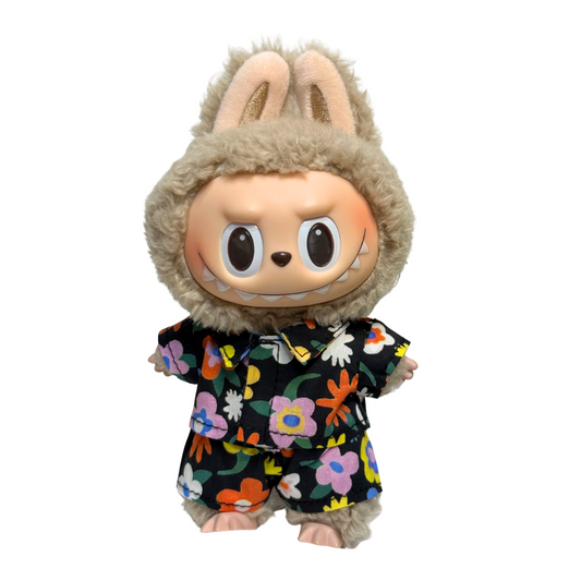 2Pcs Floral Print Outfit