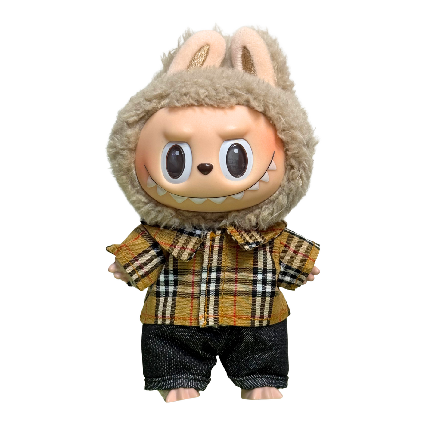2Pcs Plaid Shirt Outfit