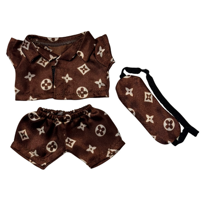 3Pcs Satin Pyjama Set