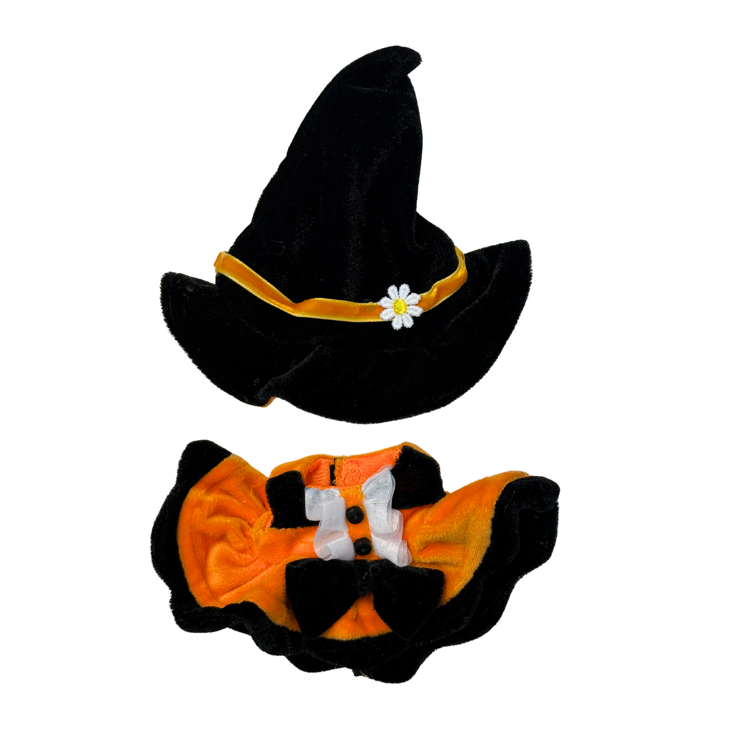 2Pcs Halloween Ruffle Dress