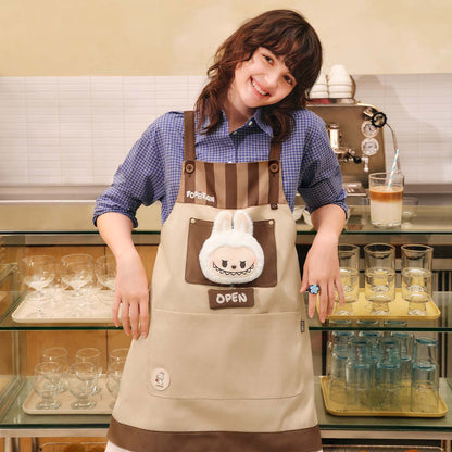 POP BEAN Coffee Factory Series-LABUBU Apron