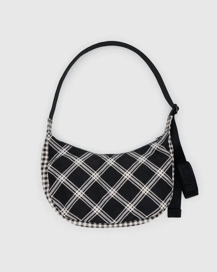 Medium Nylon Crescent Bag