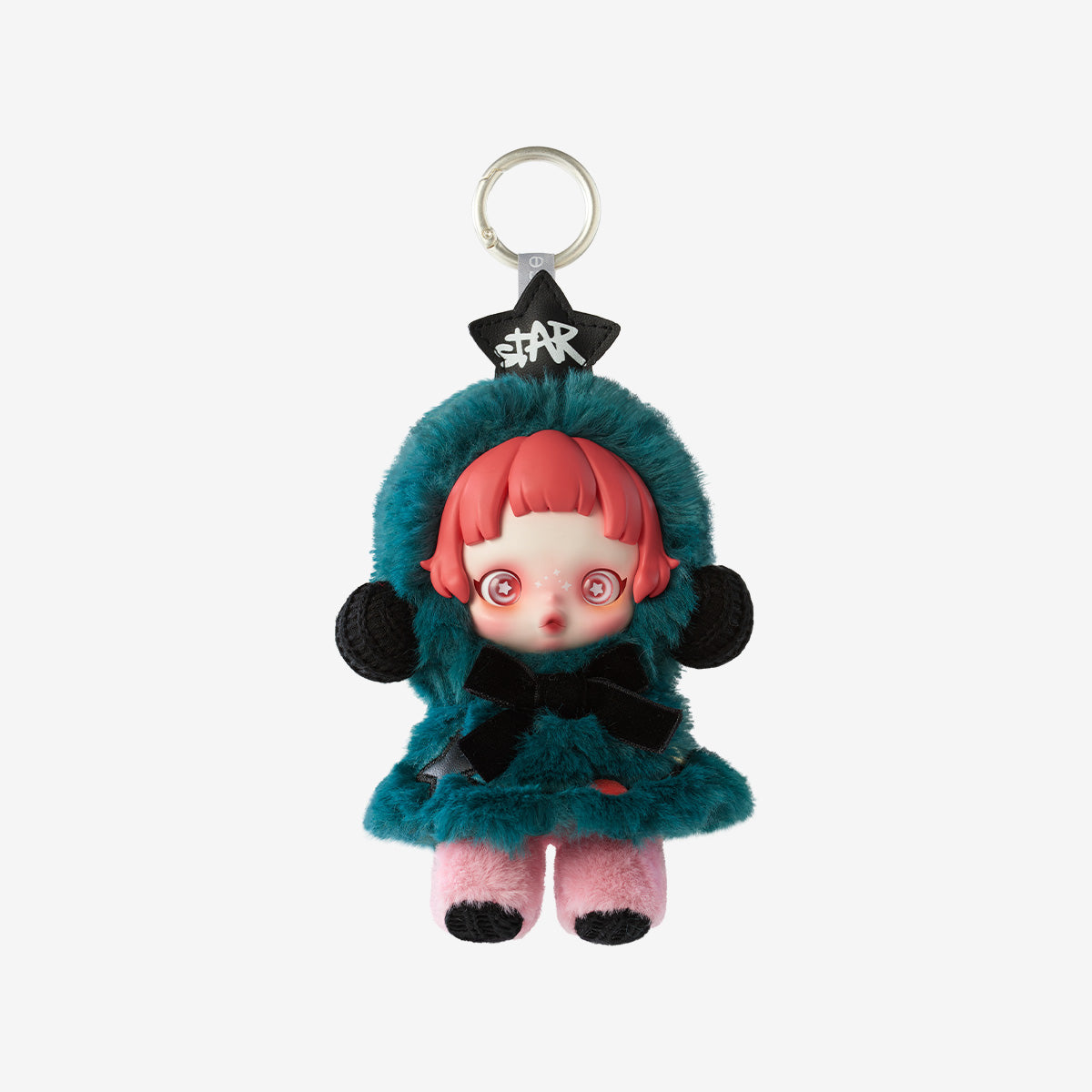 SKULLPANDA Winter Symphony Series Plush - Partita - Green - Pop Mart - Bag Charm