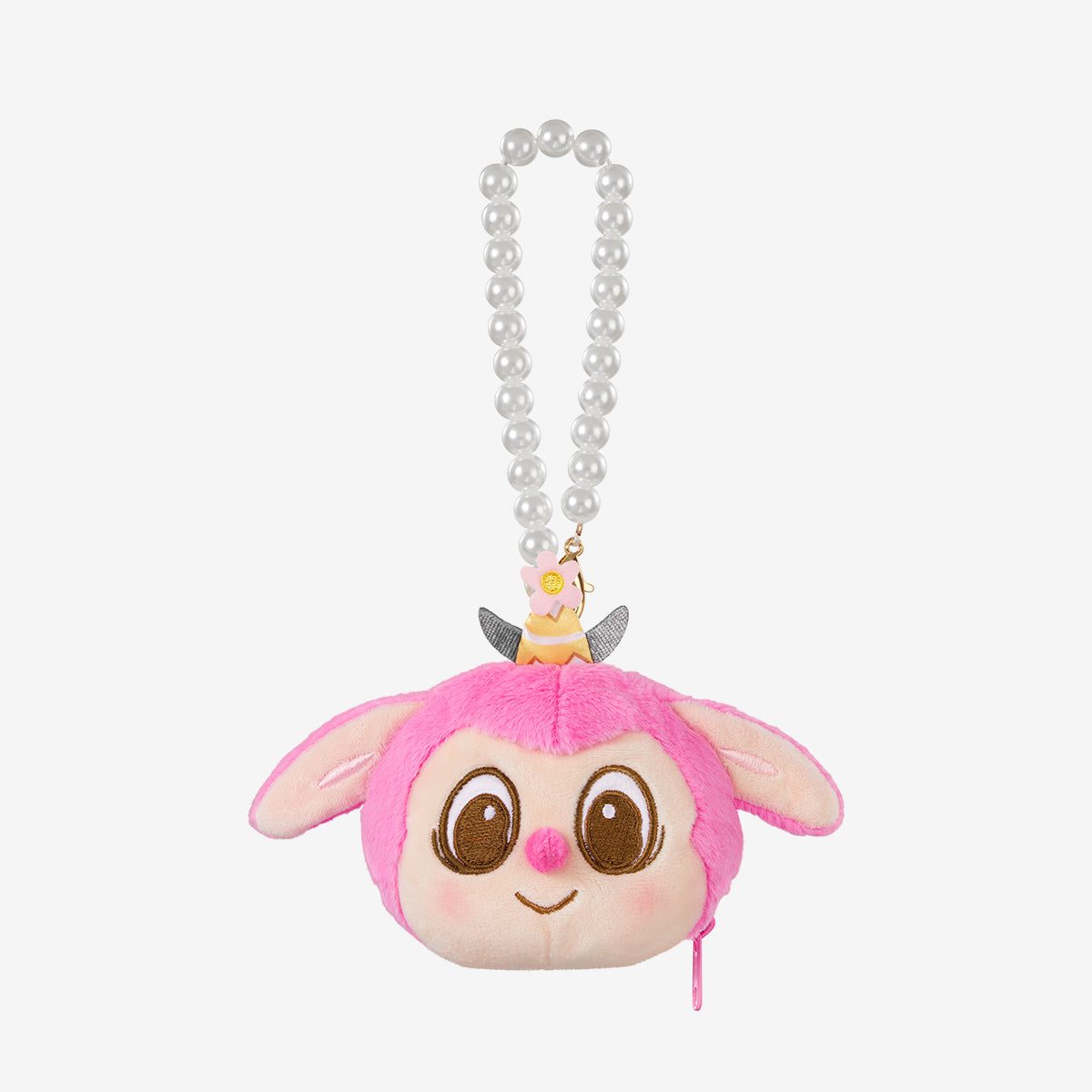 THE MONSTERS Party Series - Reversible Plush - Pato - Pop Mart - Bag Charm - Pearl Chain