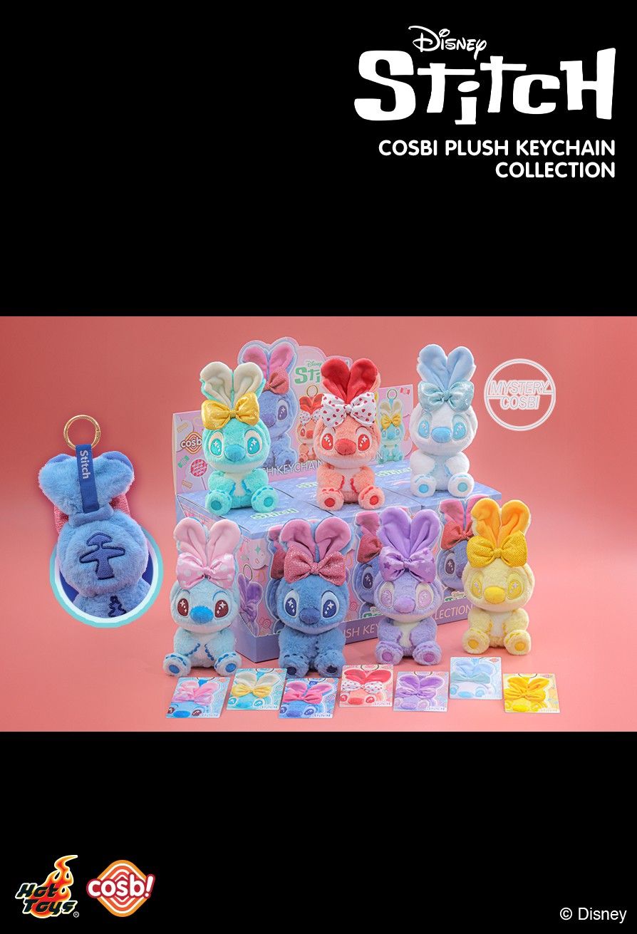 Stitch Cosbi Plush Keychain Collection