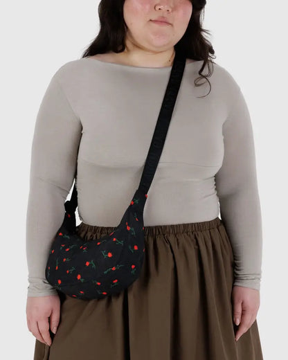 Small Nylon Crescent Bag