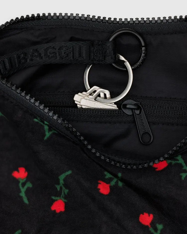 Small Nylon Crescent Bag
