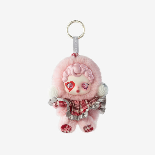 SKULLPANDA Winter Symphony Series Plush - Rhapsody - Pink - Pop Mart - Bag Charm