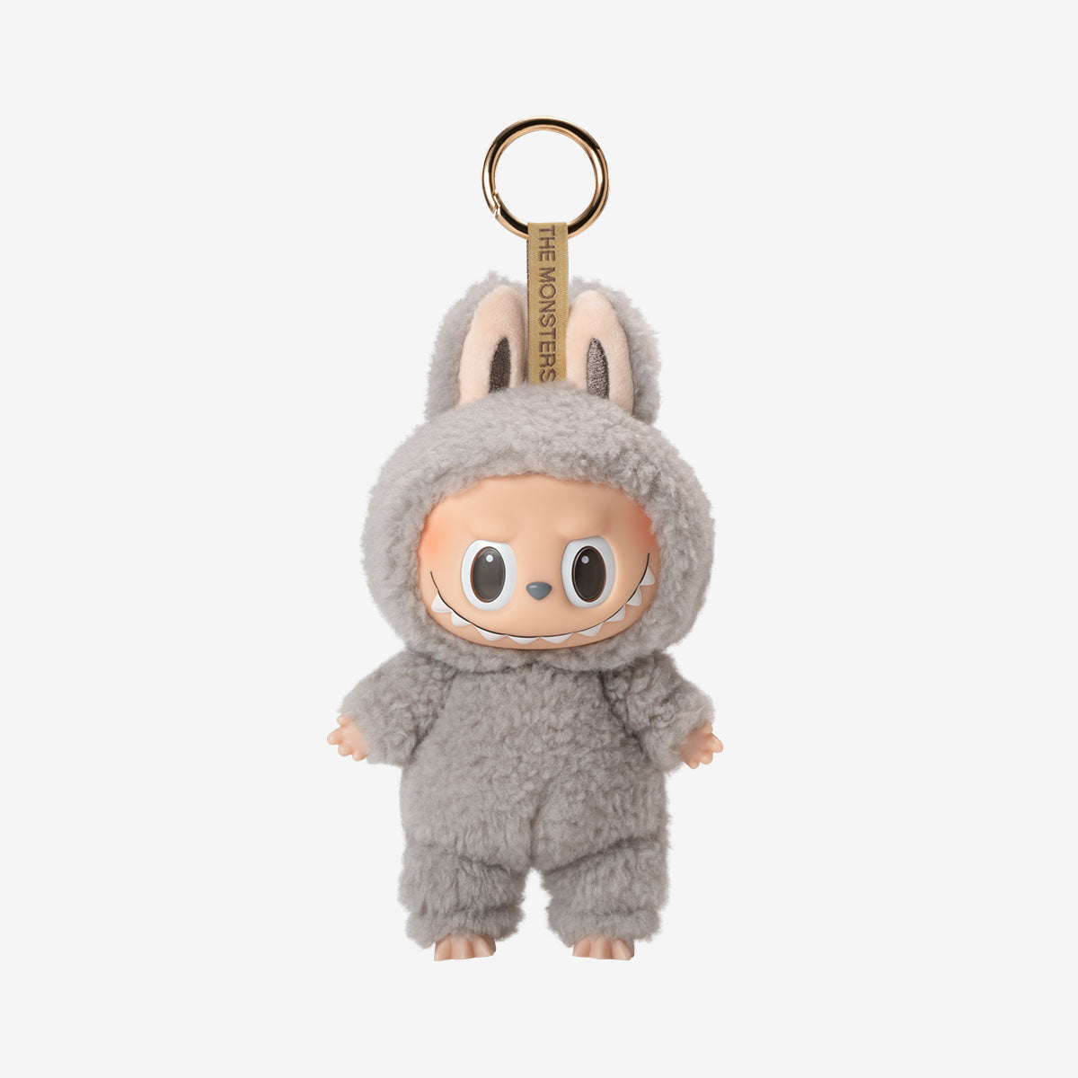 THE MONSTERS - Exciting Macaron Vinyl Face Blind Box - Sesame Bean - Gray - Labubu - Pop Mart - Bag Charm