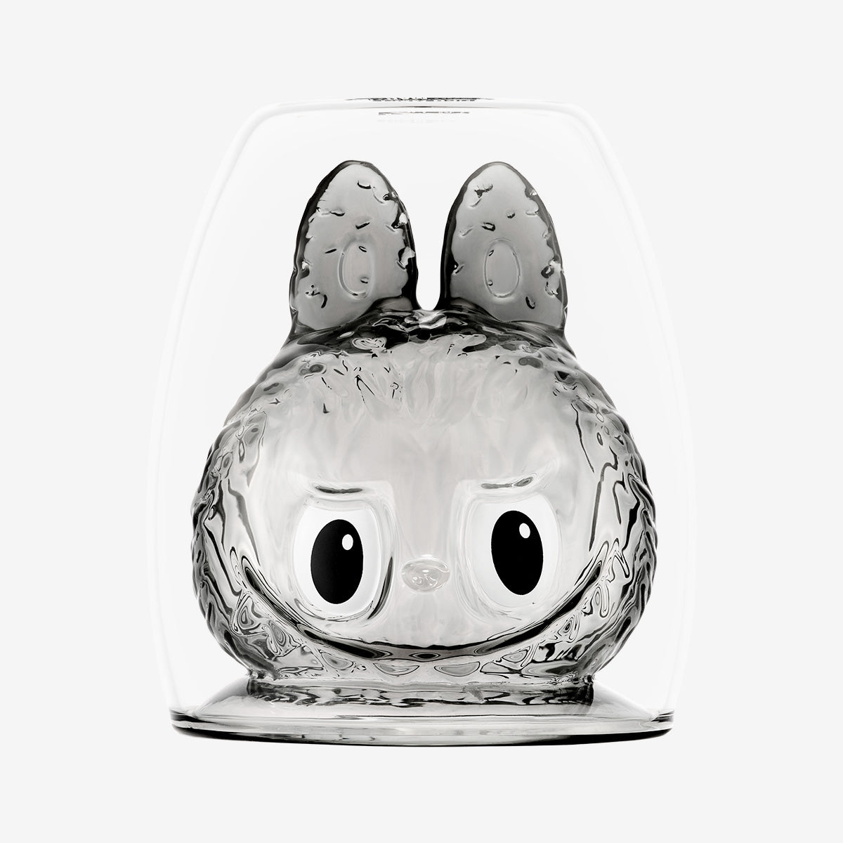 THE MONSTERS CHEERS ! SERIES-Double-Walled Glass Blind Box - Sincerity - Labubu - Pop Mart - Gray