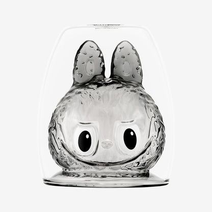 THE MONSTERS CHEERS ! SERIES-Double-Walled Glass Blind Box - Sincerity - Labubu - Pop Mart - Gray