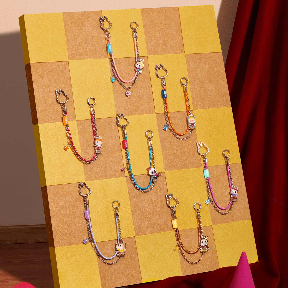 THE MONSTERS Let's Checkmate Series-Pendant Blind Box - Complete Set - Bag Chain- Labubu - Pop Mart - Bag Charm 