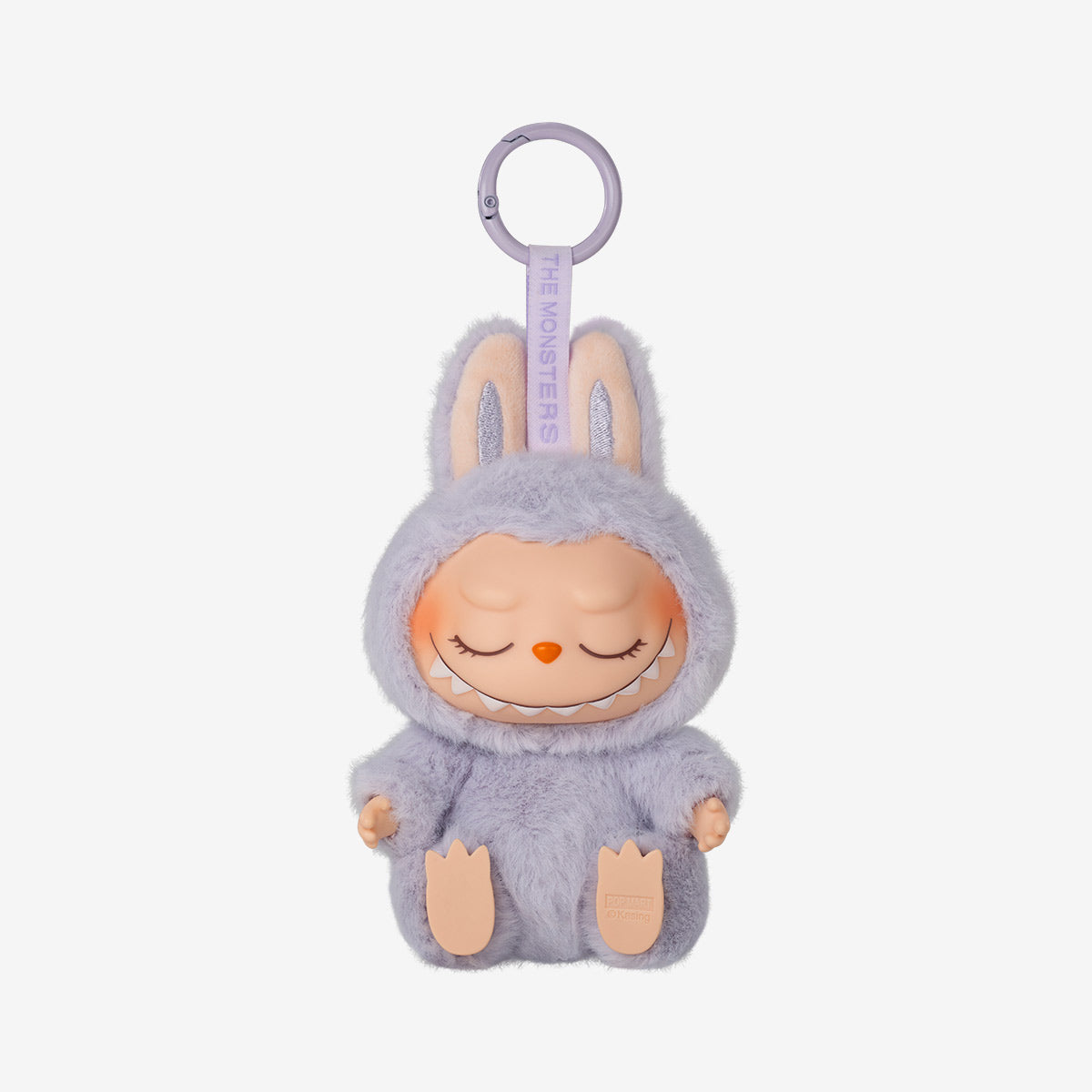 THE MONSTERS - Have a Seat Vinyl Plush Blind Box - ZIZI - Purple - Labubu - Pop Mart - Bag Charm - Closed Eyes