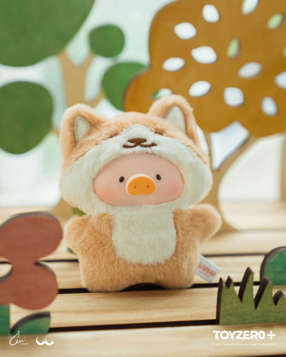 LuLu the Piggy Animal Party - Puppet Show PVC Face Plush Keychain
