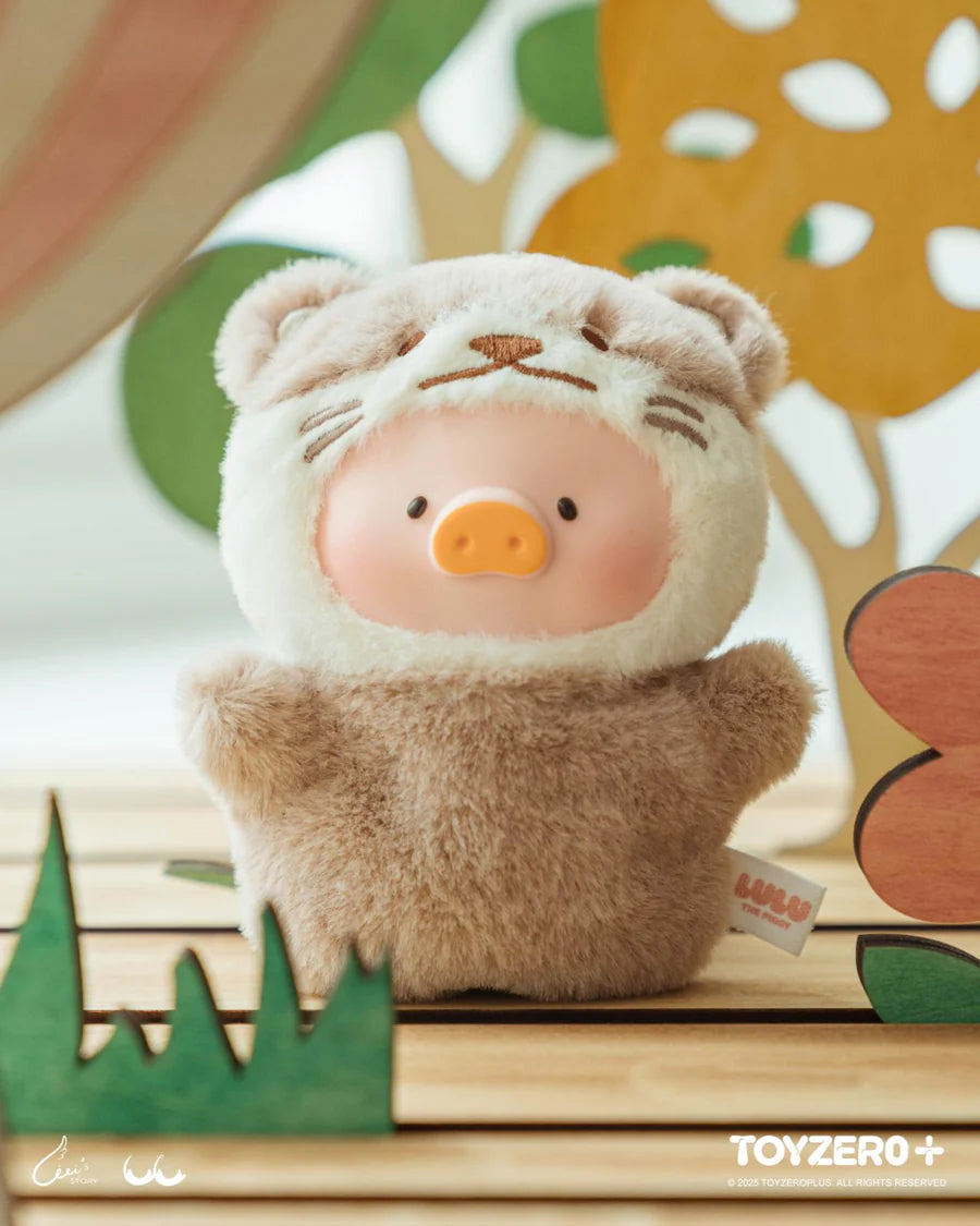 LuLu the Piggy Animal Party - Puppet Show PVC Face Plush Keychain